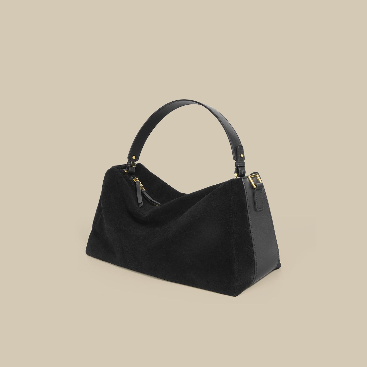 Women's Niche High-grade Versatile Cowhide Suede Pillow Large Shoulder Bags