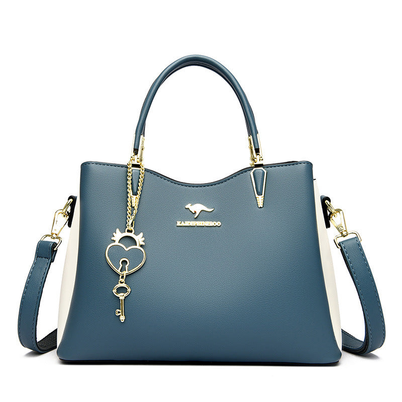 Women's Beautiful Contrast Color Western Style Handbags