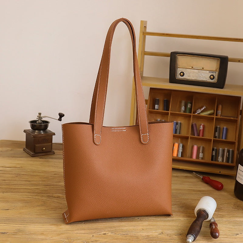 Handmade Material Vegetable Basket Large Capacity Commuter Bags