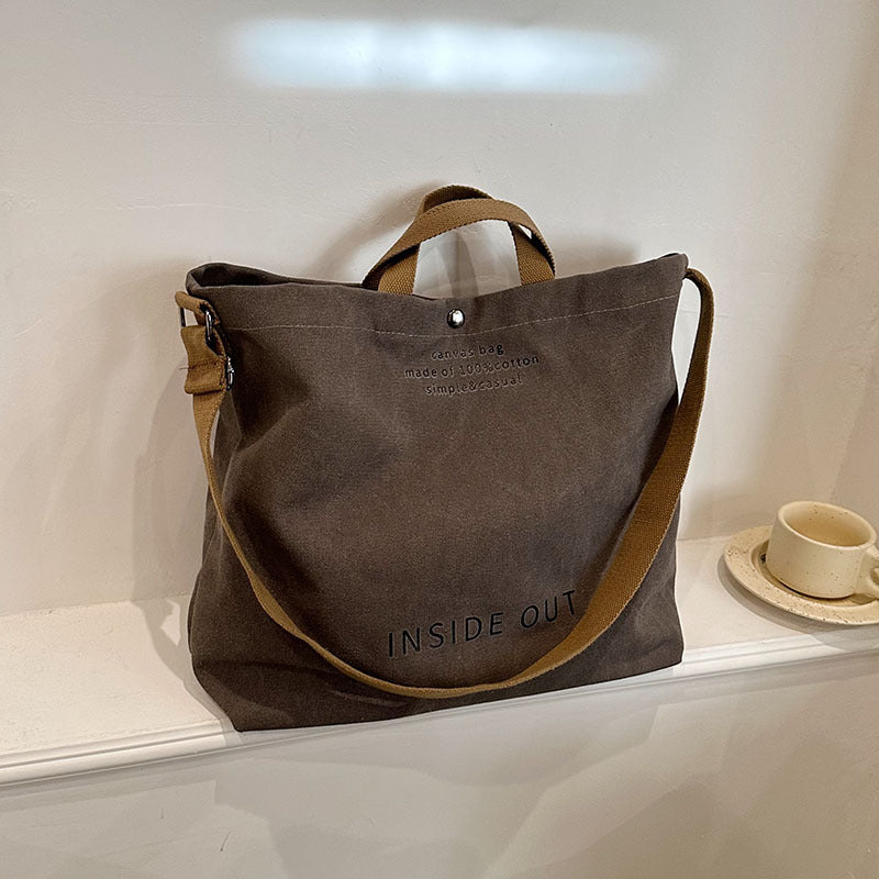 Retro Canvas Trendy Female Portable For Crossbody Bags