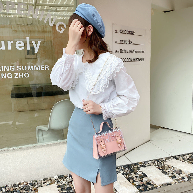 Creative Trendy Classic Fashion Sweet Transparent Shoulder Bags