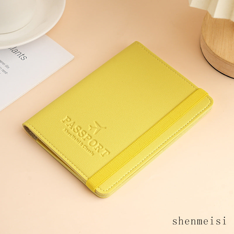 Attractive Leather Passport Multifunctional Certificate Cover Id Package