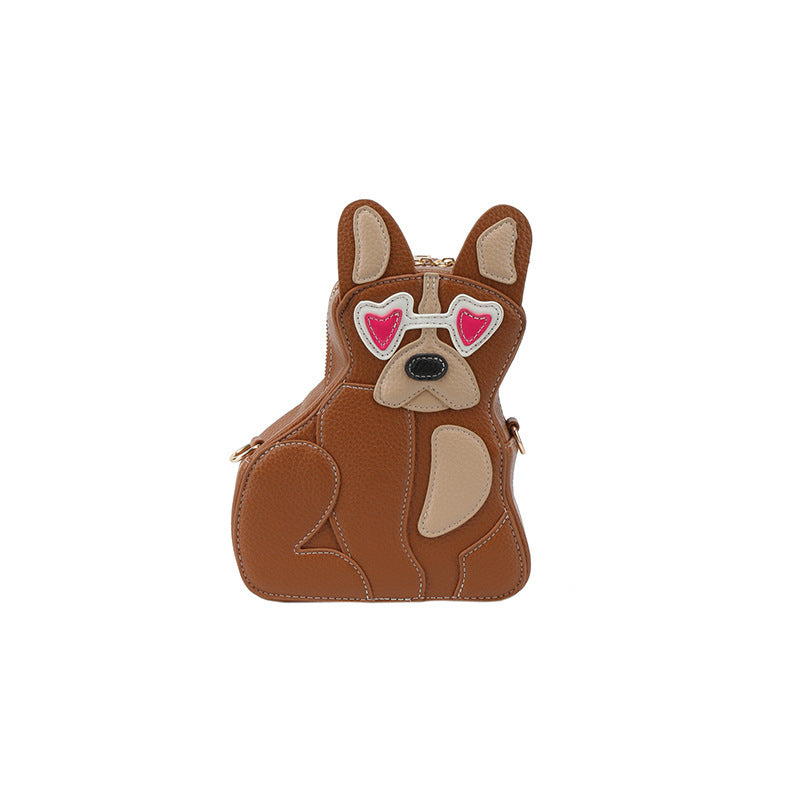 Women's Spring Cute Stitching Puppy Fashion Cool Crossbody Bags
