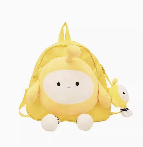 Women's Cartoon Doll Canvas Large Capacity Cute Backpacks