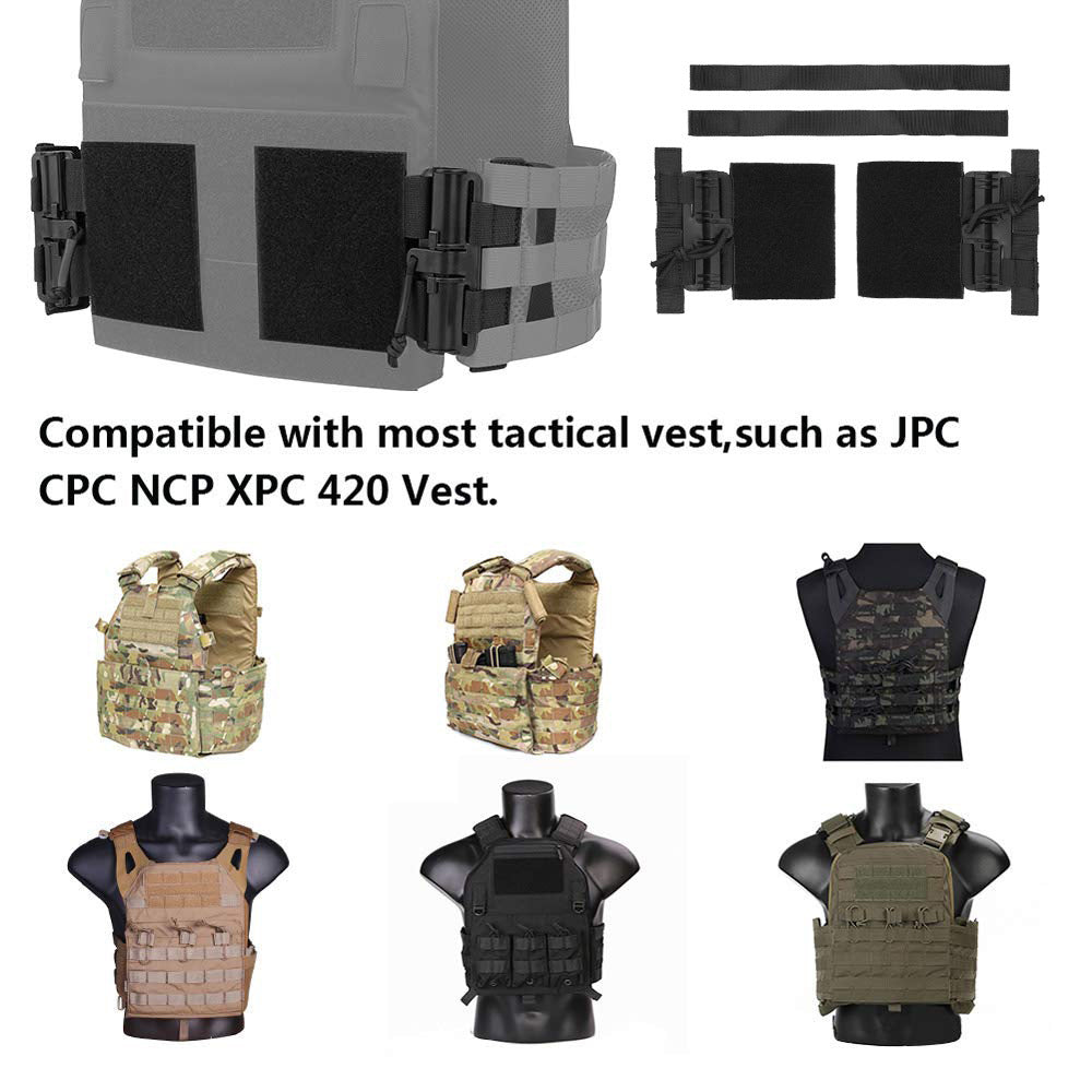 Pair Of Vest Waistcoat Quick Release Outdoor Bags