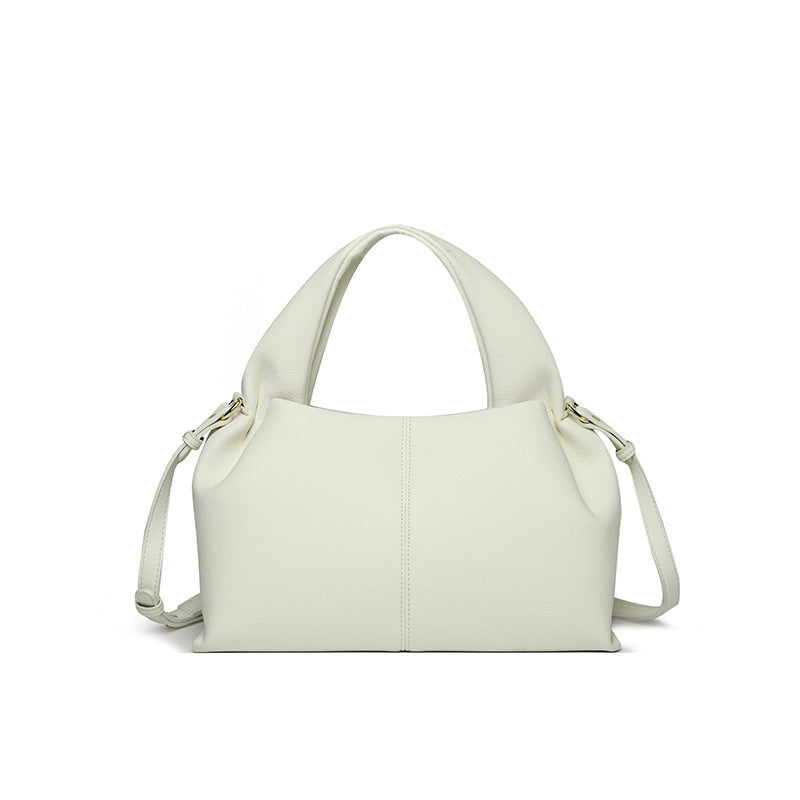 Women's French Niche Cloud Solid Color Dumpling Shoulder Bags