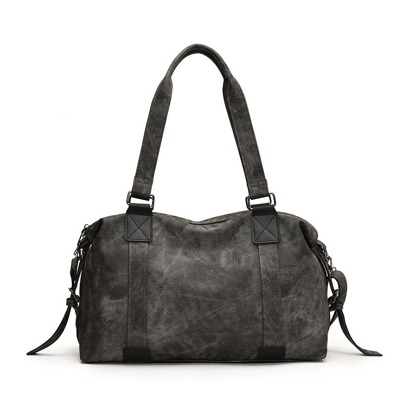 Women's Retro Large Capacity Soft Leather Portable Shoulder Bags