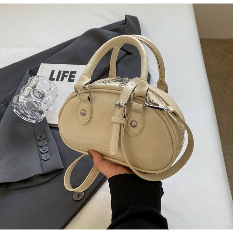 Women's Korean Style Simple Design Retro Fashionable Crossbody Bags