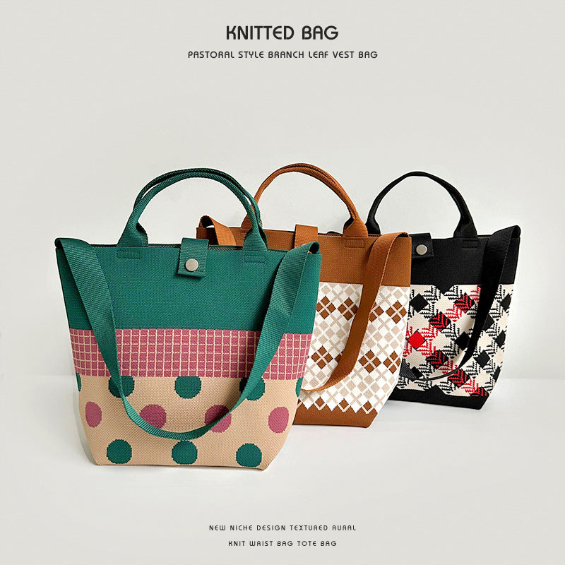 Women's Retro Ethnic Style Large Capacity Fashion Shoulder Bags