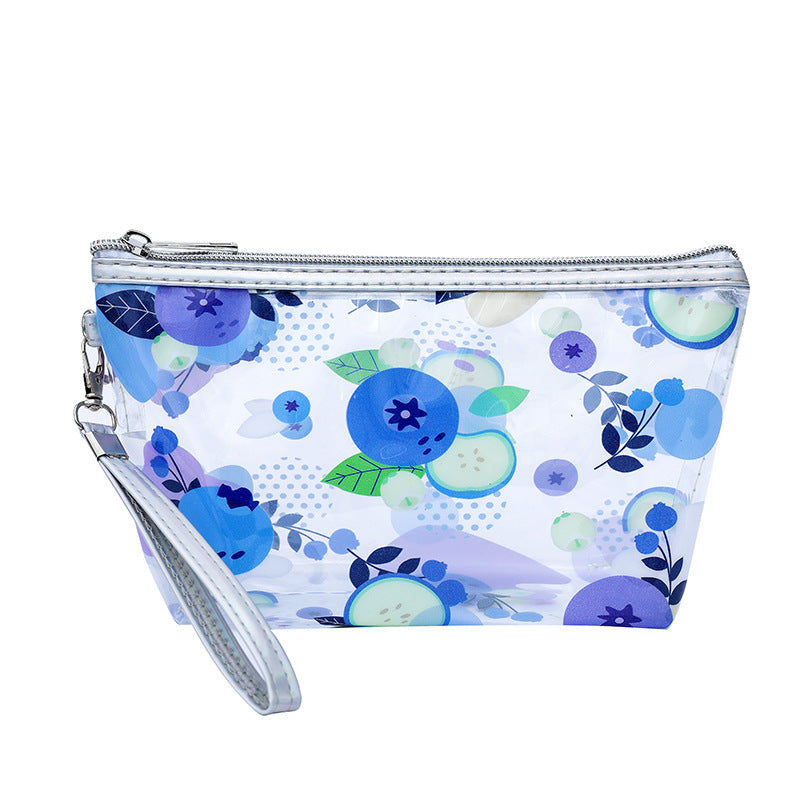 Stylish Copyright Figure Fruit Buggy Transparent Cosmetic Bags