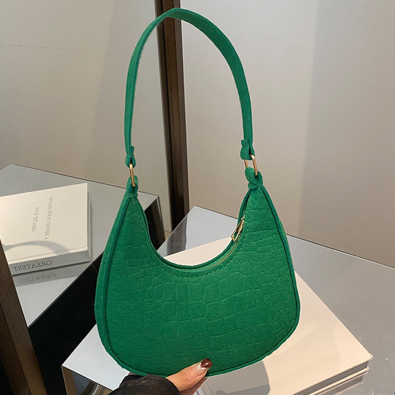 Women's High-grade Niche Fashion Underarm Retro Easy Shoulder Bags