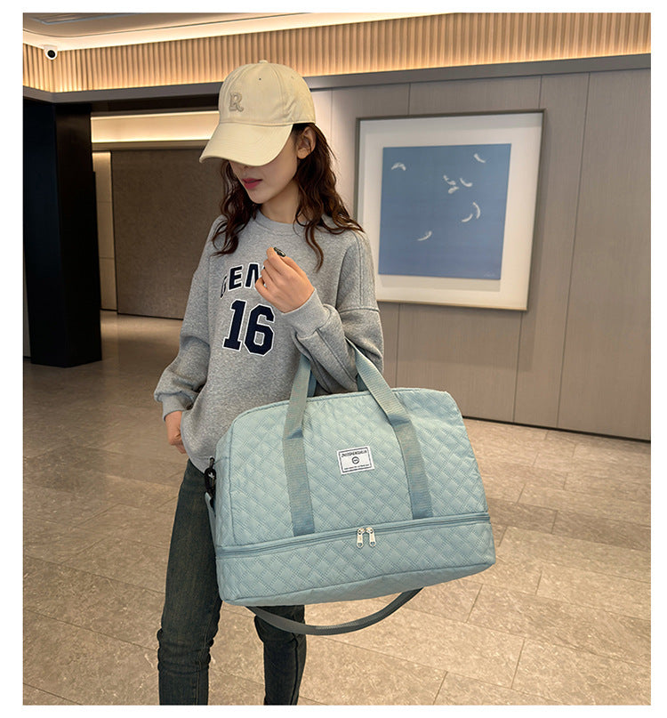 Dry Wet Separation Yoga Fitness Large Capacity Travel Bags