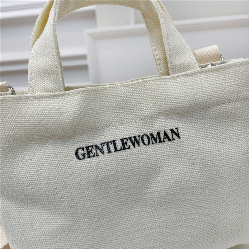Thailand Canvas Design Portable Letter Large Crossbody Bags