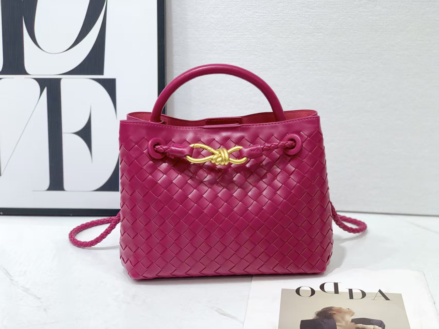 Women's Weaving Fashion High Sense Commuter Large Evening Bags