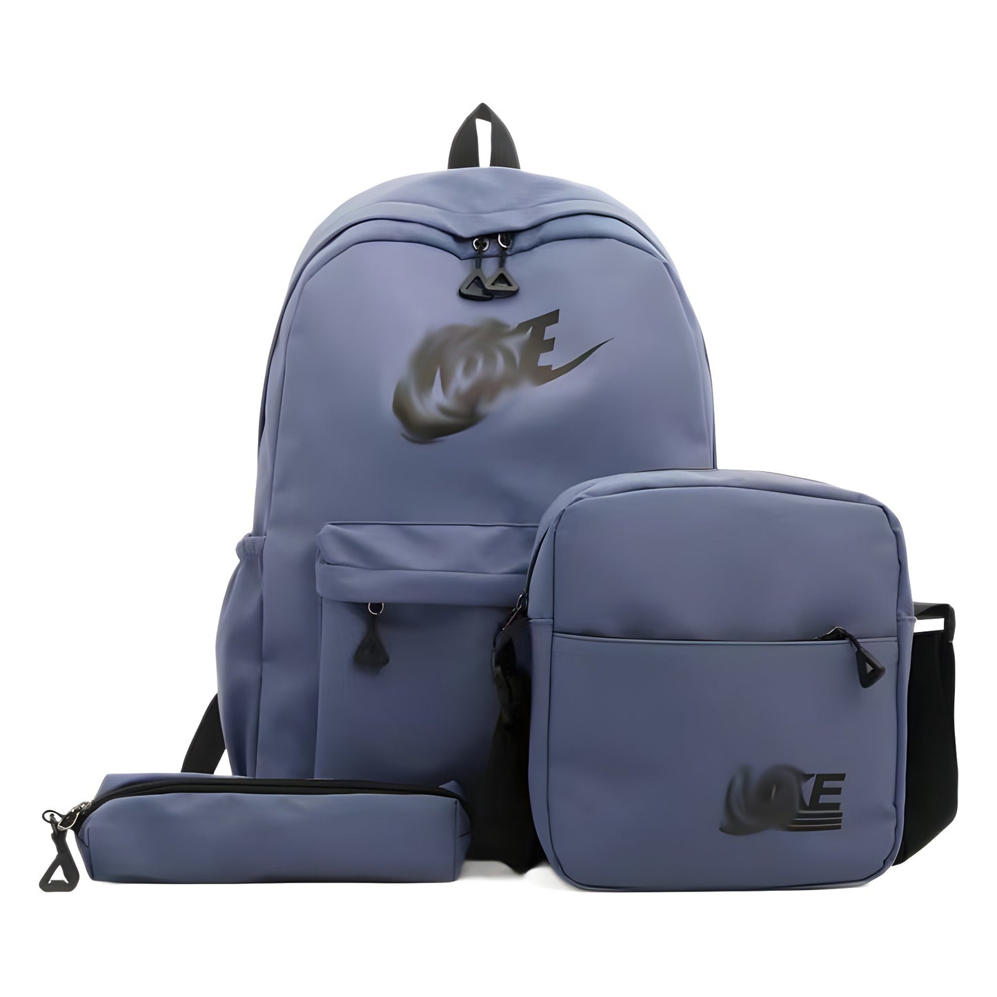 Elegant Slouchy Three-piece Trendy College Exercise Backpacks