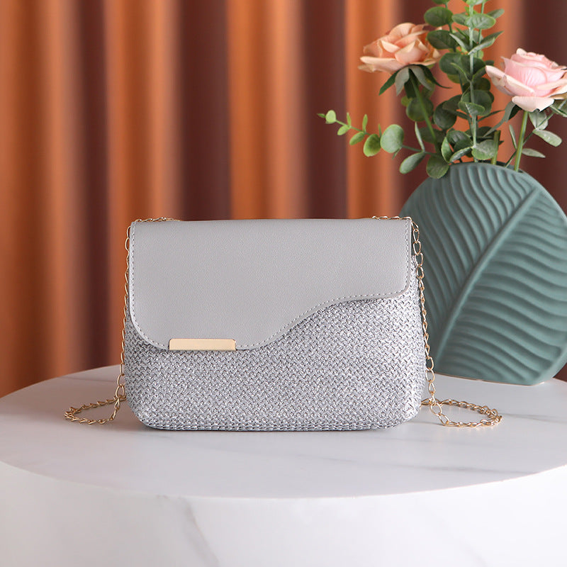 Women's Classic Classy Woven Straw Live Crossbody Bags