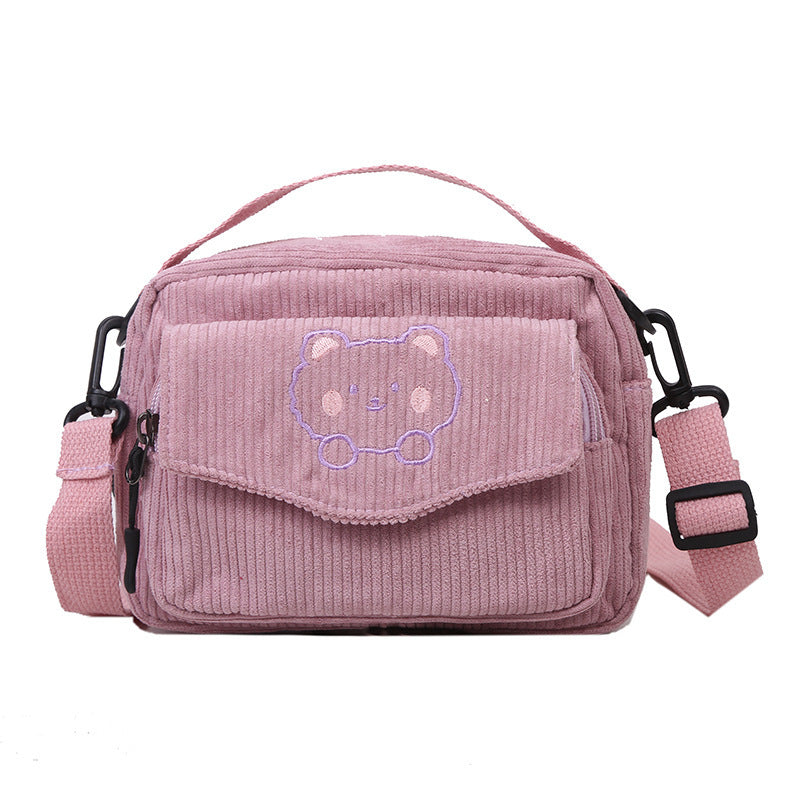 Glamorous Cute Canvas Korean Style Schoolgirl Crossbody Bags