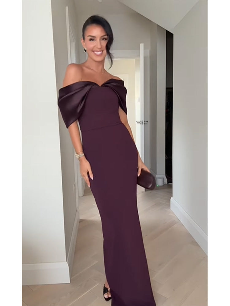 Women's Elegant Graceful Long Dress Fashion Banquet Dresses