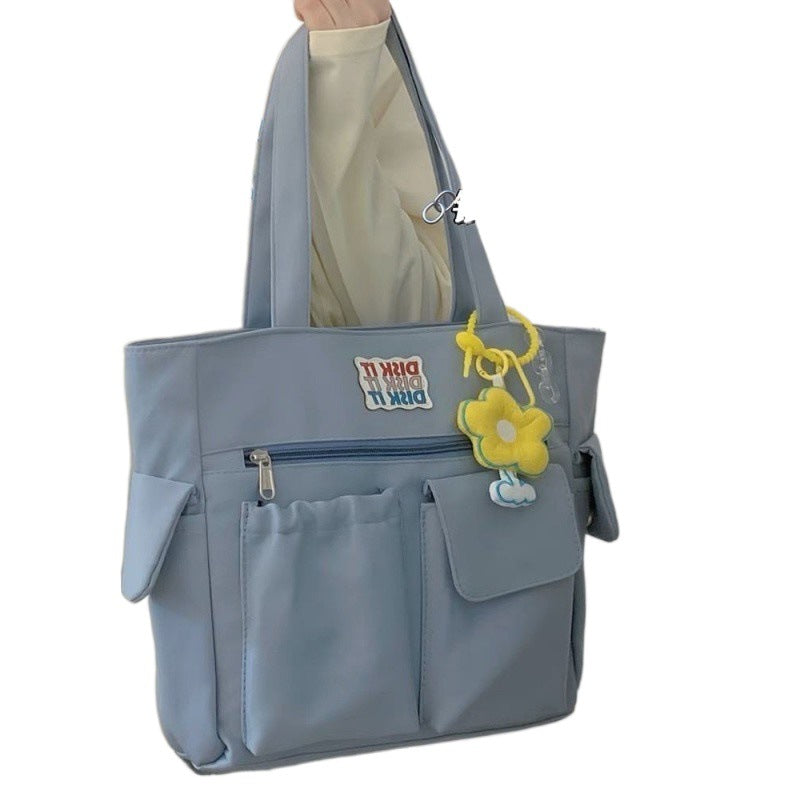 Large Capacity Female Summer Simple Versatile College Crossbody Bags