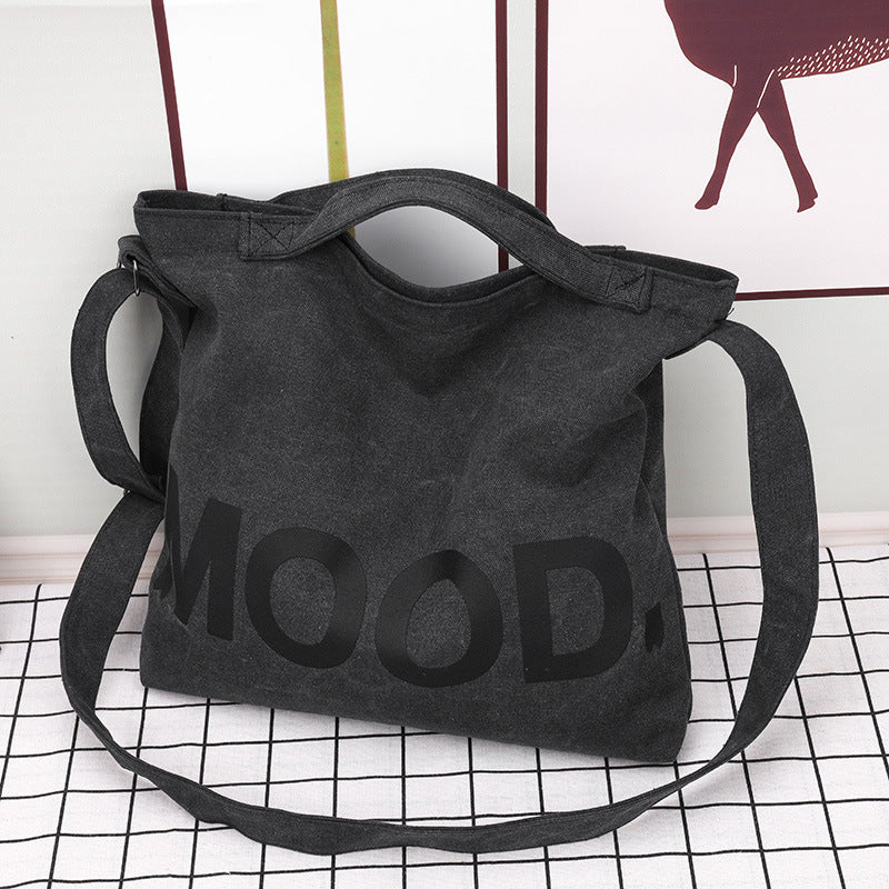 Women's & Men's & Canvas Large Capacity Korean Style Crossbody Bags