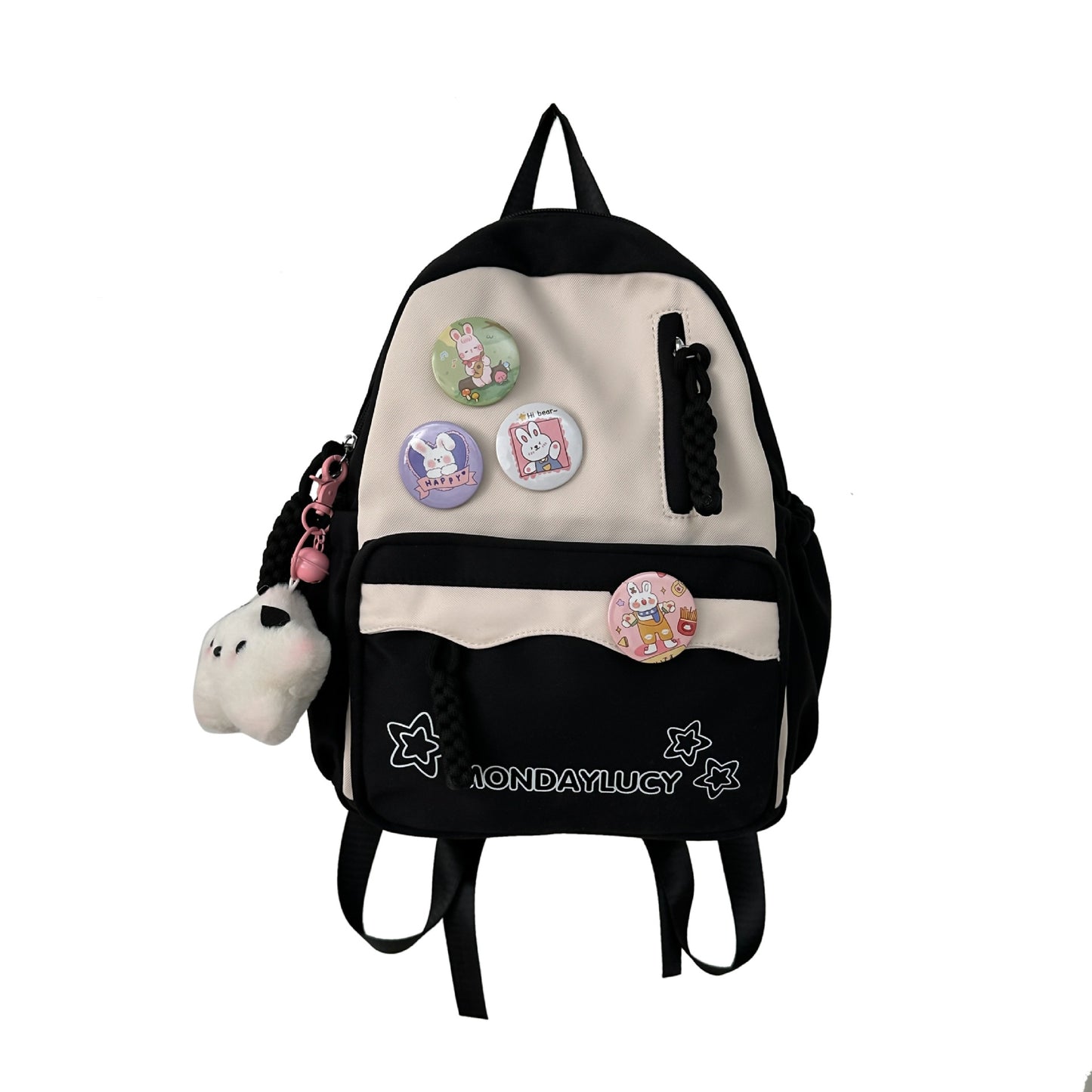 Style Simple Contrast Color Primary Secondary Backpacks