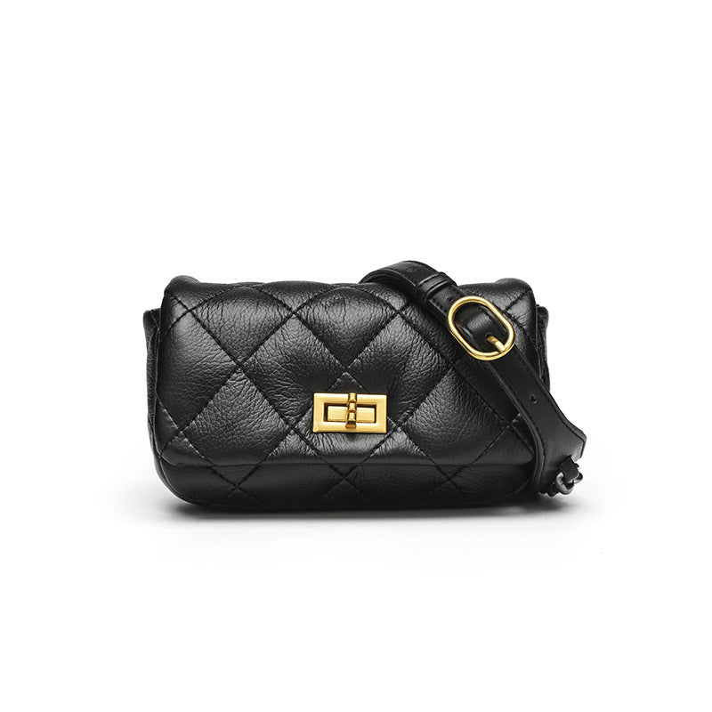 Women's Diamond Embroidery Thread Chain Textured Popular Crossbody Bags