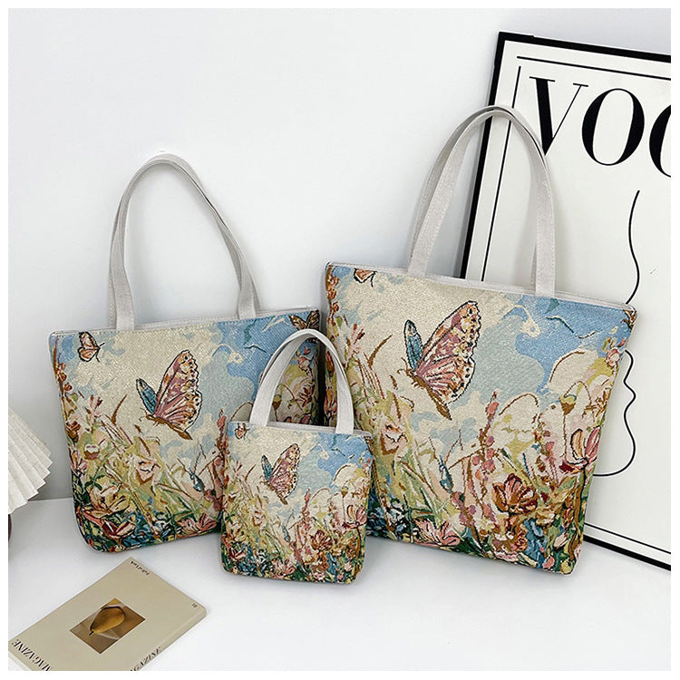 Women's Gold Silk Cloth Fashion Korean Creative Bags