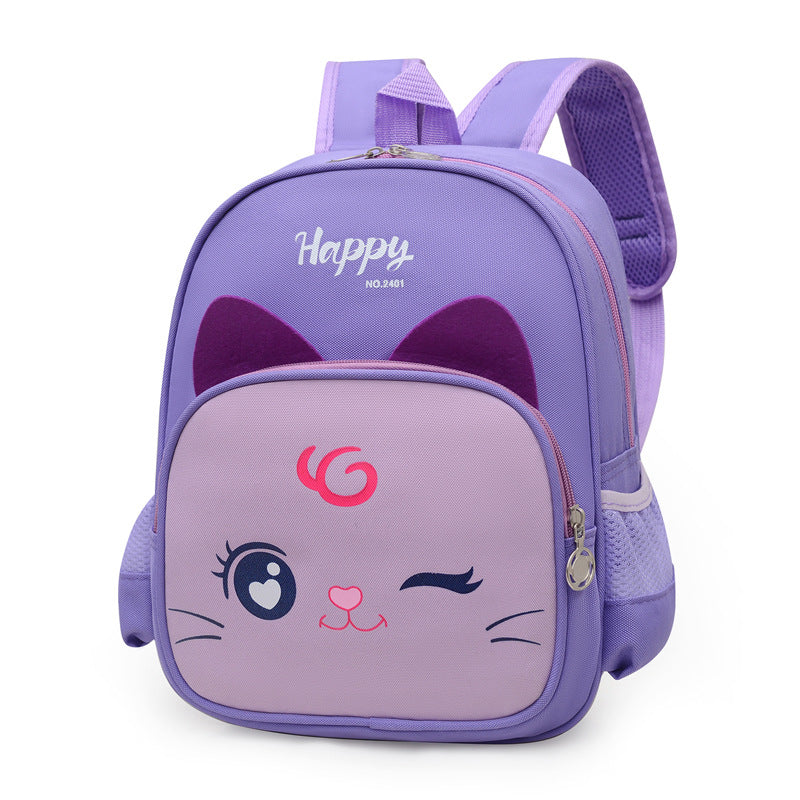 Trendy Cartoon Cute Boys Large Capacity Kindergarten School Bags
