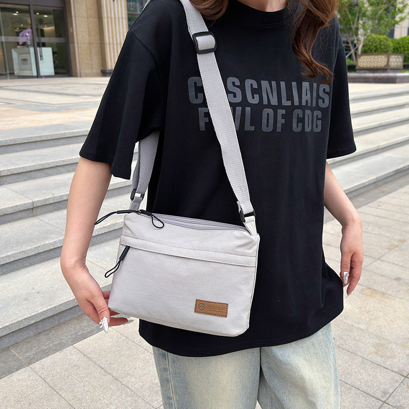 Waterproof Hard-wearing Nylon Simple Fashion Niche Shoulder Bags