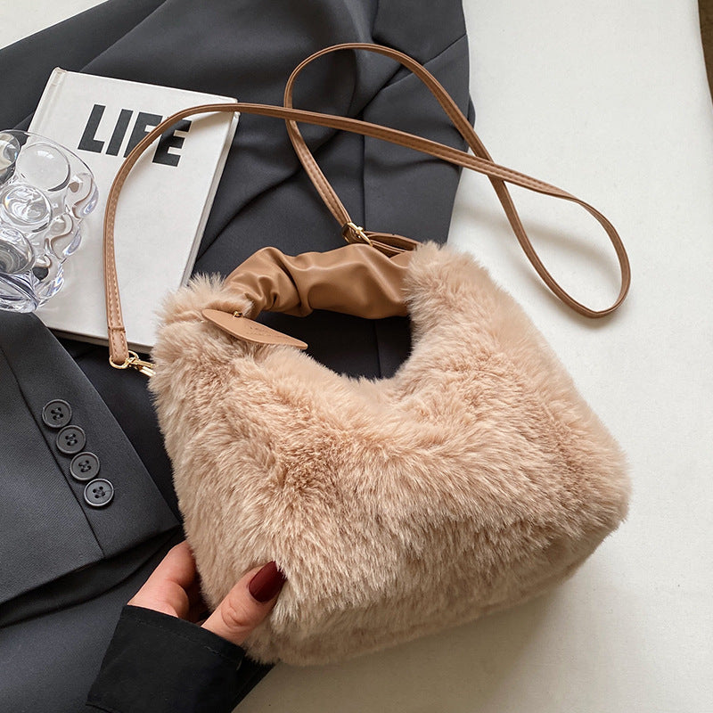 Women's Niche High Sense Winter Versatile Fashion Shoulder Bags