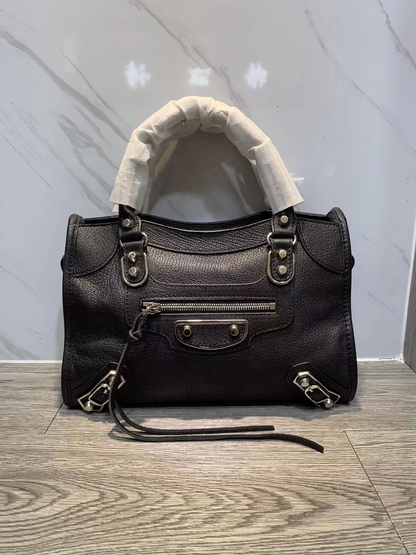 Women's Woman Elegant Motorcycle Goat Leather Vintage Crossbody Bags