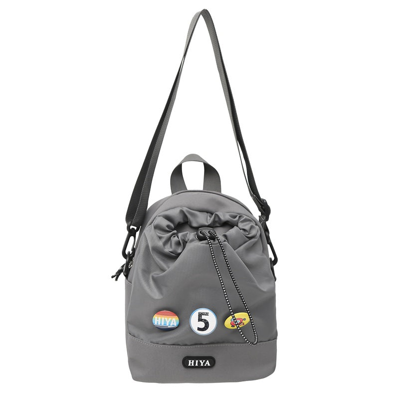 Portable Mobile Fashion Drawstring Unisex Couple Shoulder Bags