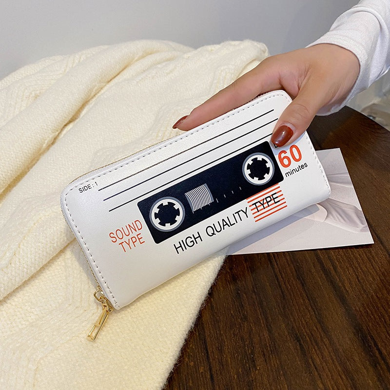 Spray Recorder Creative Printing Clutch Fresh Ladies Wallets