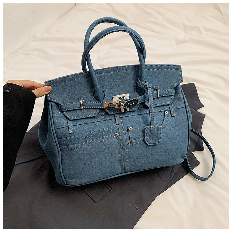 Women's Design Spoof Pants Pocket Kelly Large Handbags