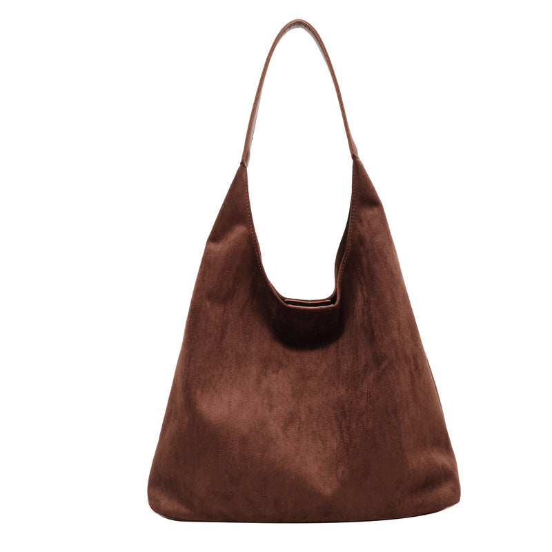 Retro Soft Suede Simple Versatile High Handbags