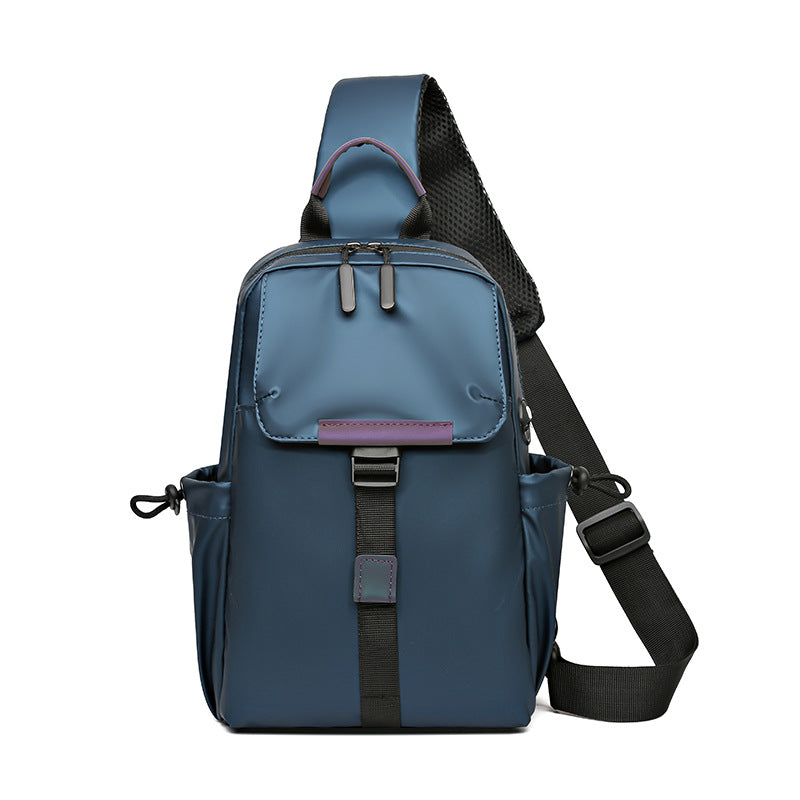 Men's Graceful Classic Trendy Leisure Waterproof Men's Chest Bags