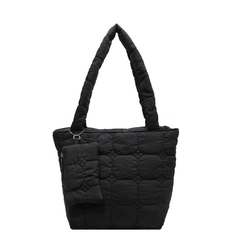 Women's Large Capacity Korean Down Coat Simple Shoulder Bags