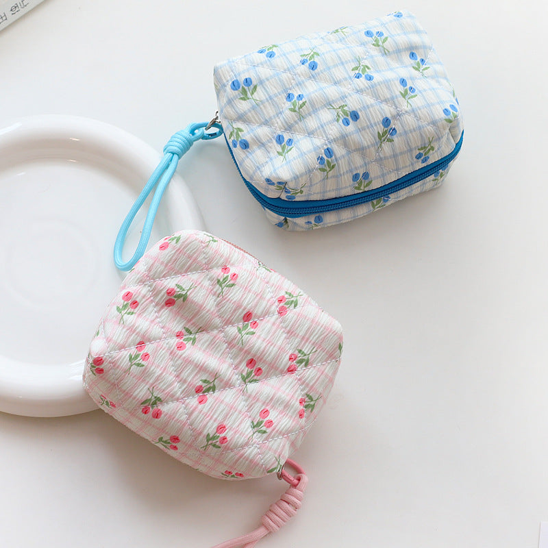 Portable Tulip Pouch Sanitary Pads Napkin Cosmetic Bags