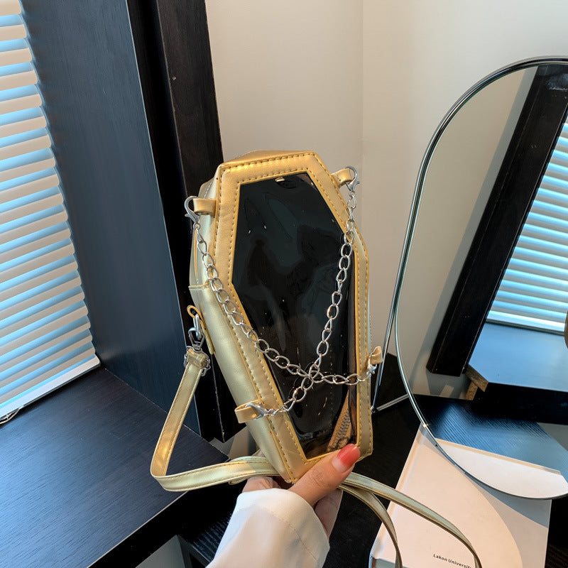 Graceful Women's Classy Mirror Matching Chain Crossbody Bags