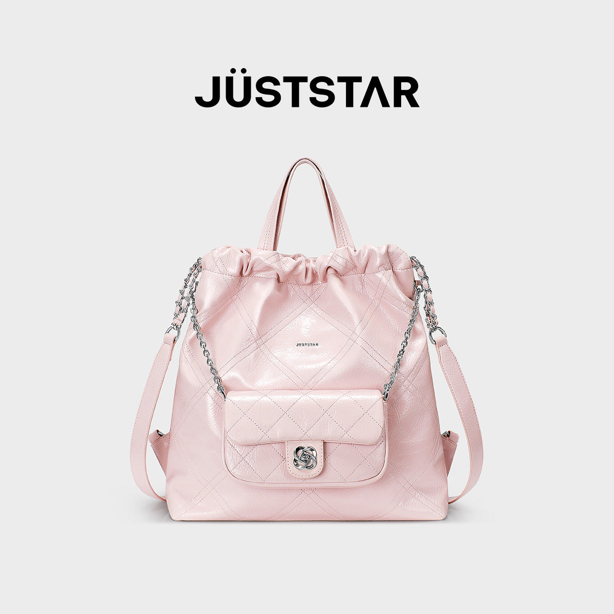 Star Garbage Hobo Female Rhombus Portable Backpacks
