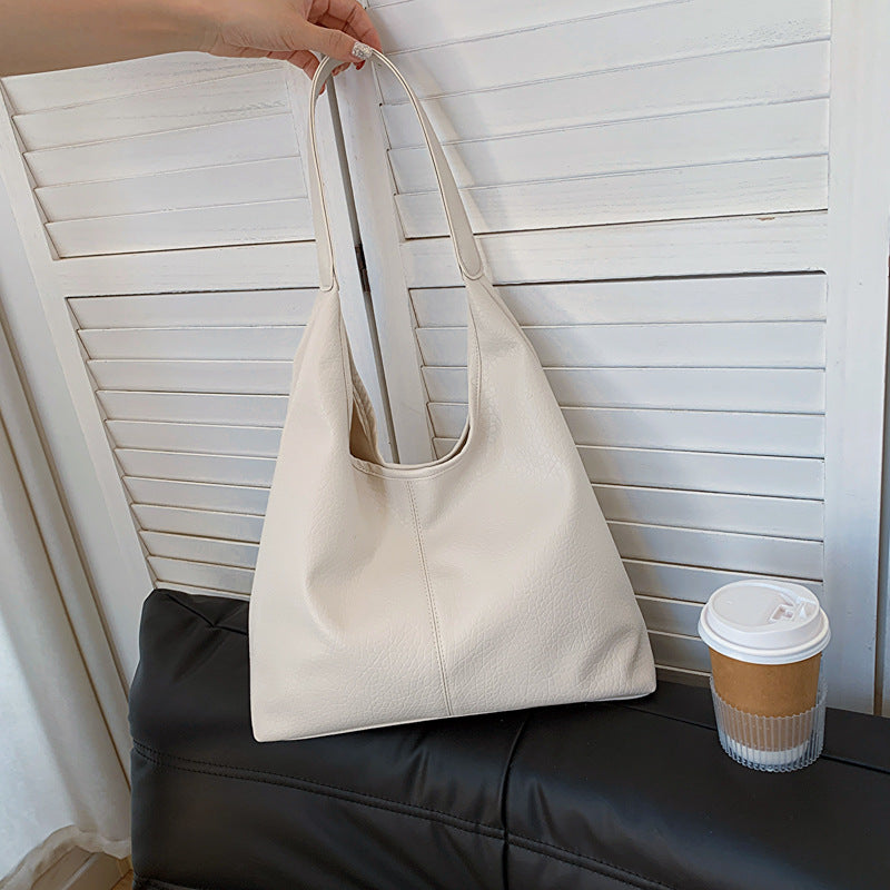 Soft Leather Large Capacity Fashion Style Tote Bags