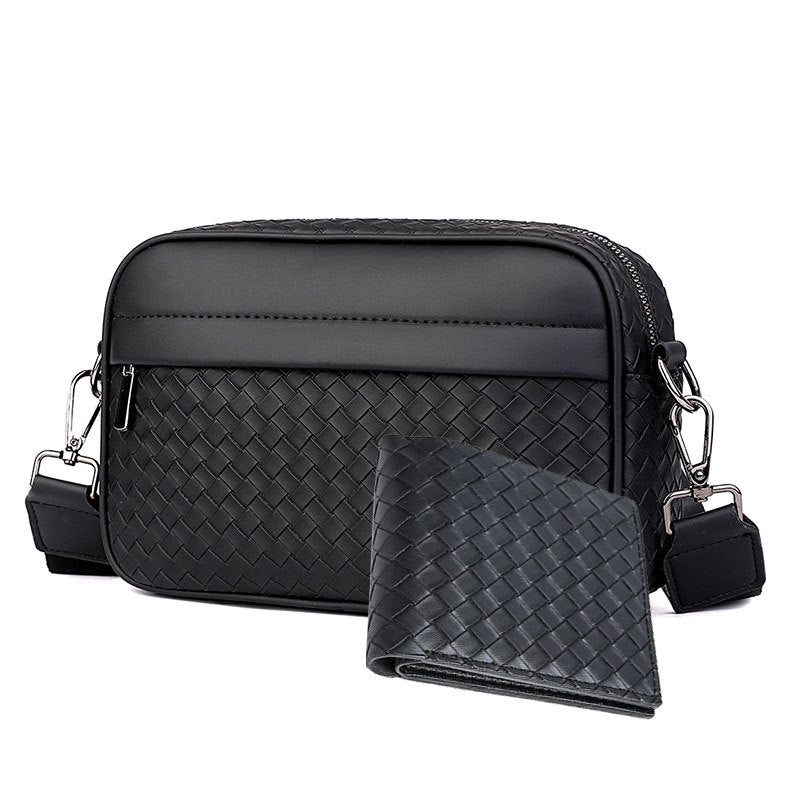 Men's Plaid Trendy Korean Style Daily Street Men's Shoulder Bags