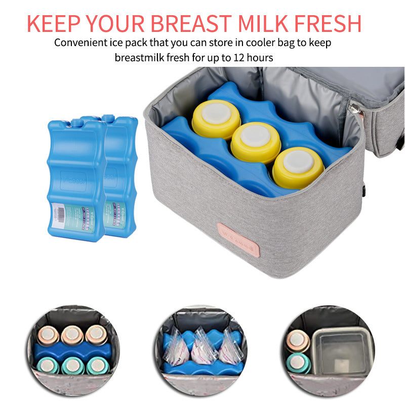 Milk Insulated Mother Blue Ice Breast Bags