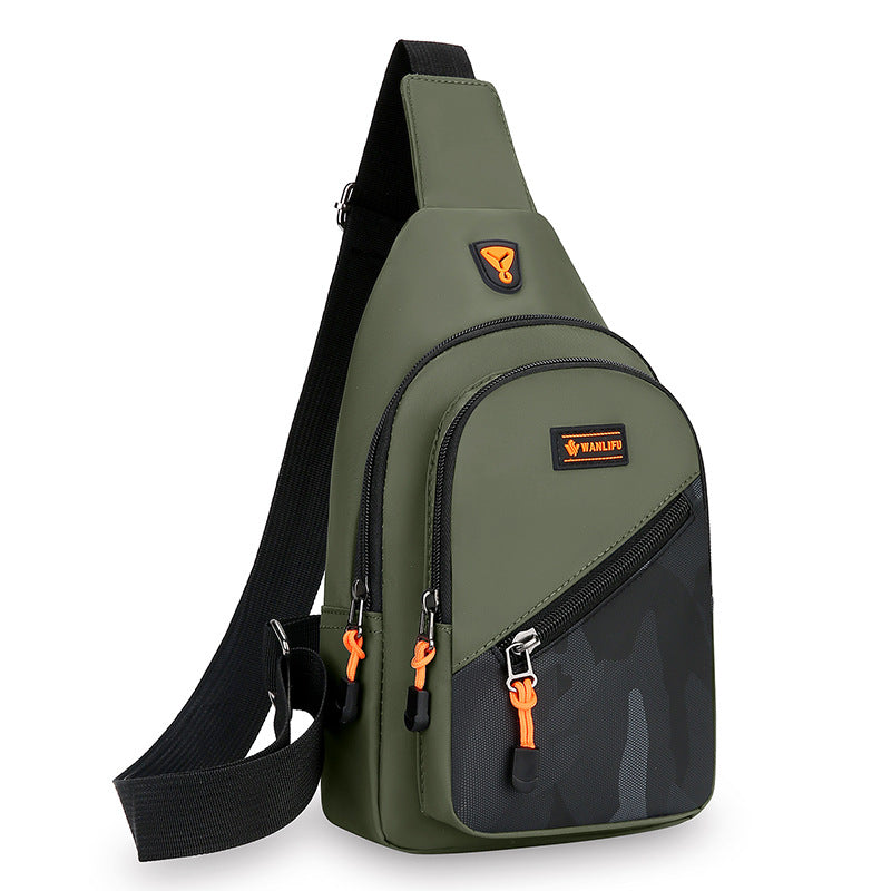 Men's Versatile Leisure Oxford Cloth Cross Body Men's Chest Bags