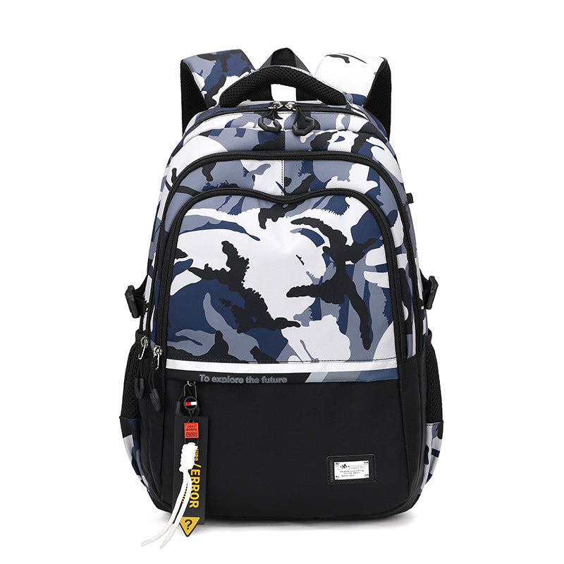 Men's College Boys Large Capacity Niche Leisure Backpacks