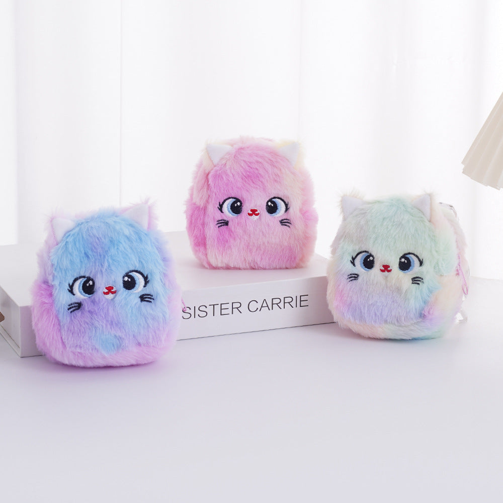 Heart Plush Mini Korean Style Fresh Children's Coin Purse