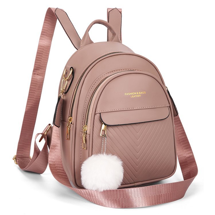 Women's Simple Rhombus Double Retro Diaper Shoulder Bags