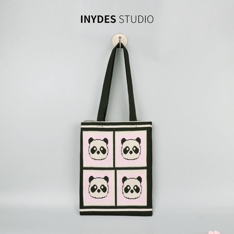 Panda Grandpa Super Large Shopping Big Handbags