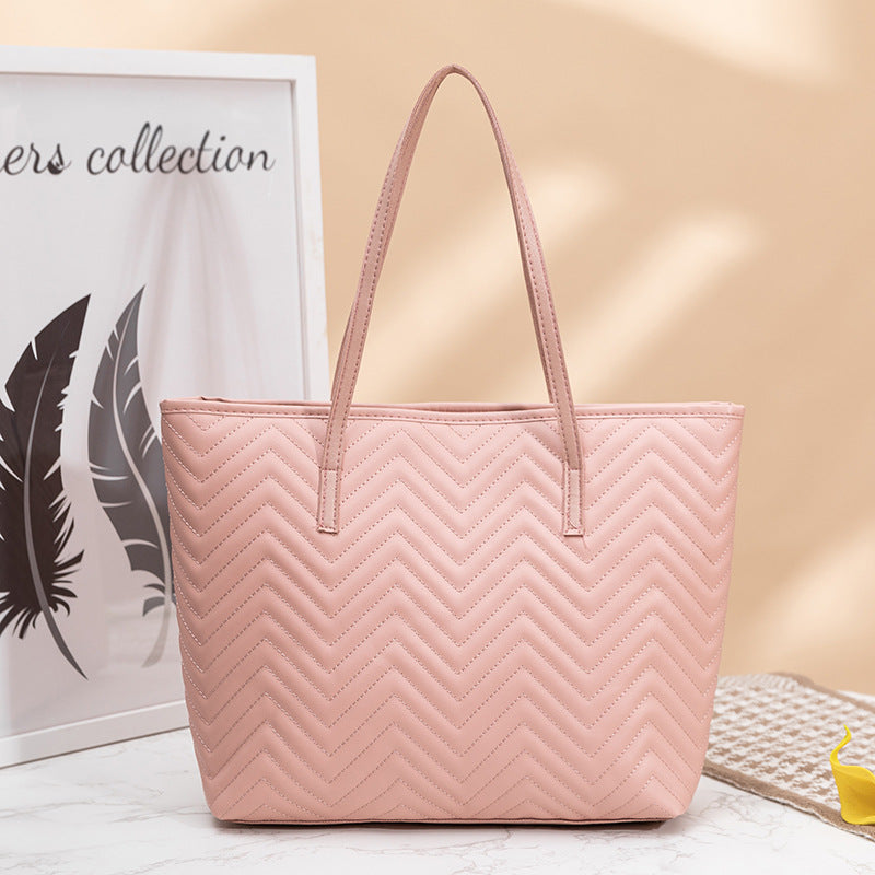 Women's Charming Large Capacity Shopping Embroidered Tote Bags