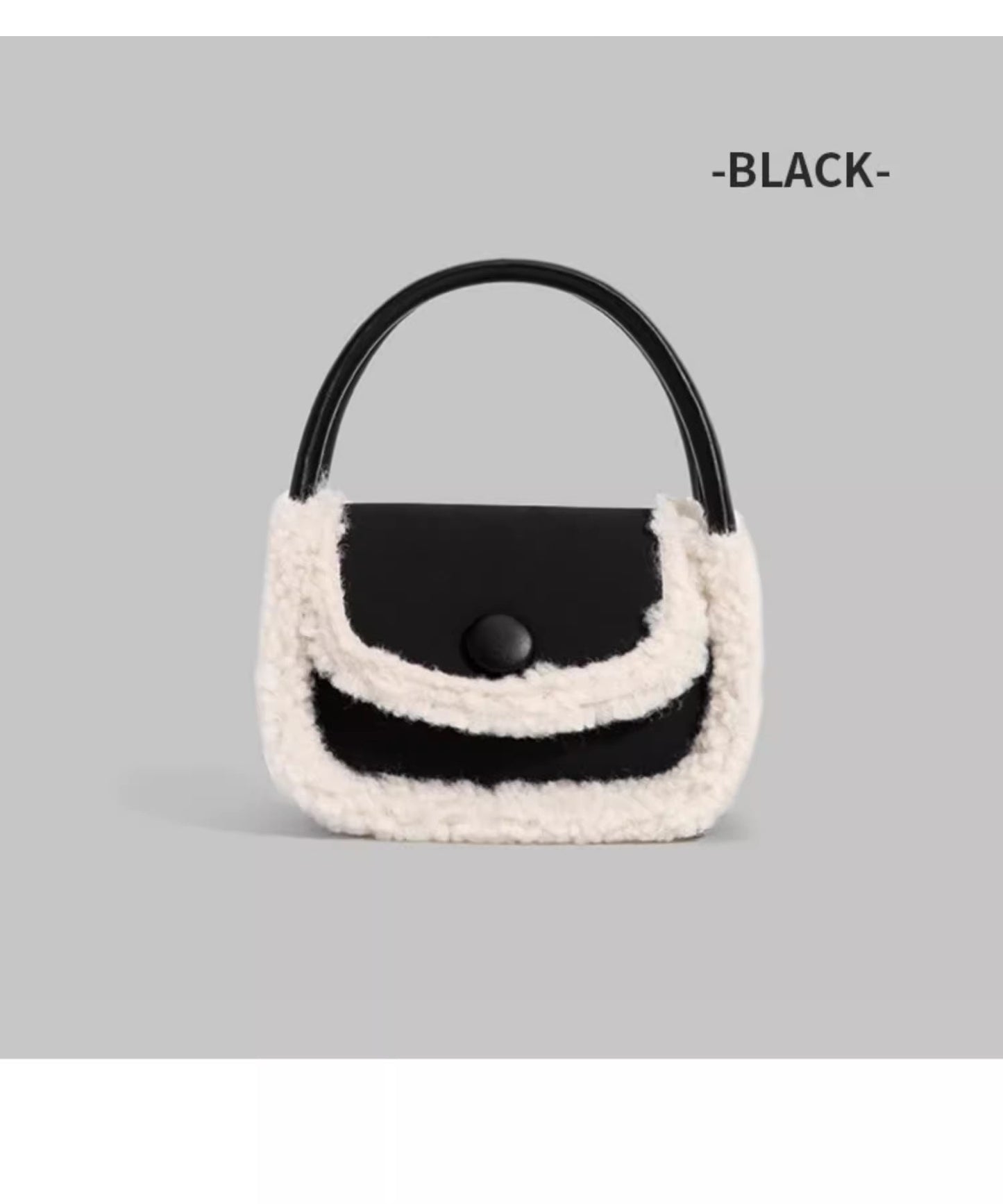 Women's Plush High-grade Niche Saddle Autumn Classic Shoulder Bags